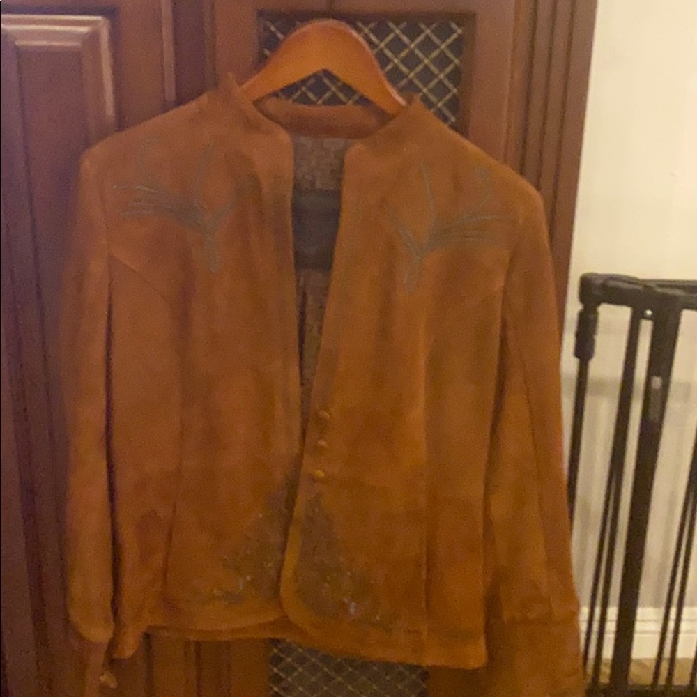 Calf leather new jacket small/medium